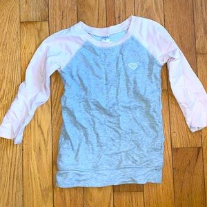 Carters pink and gray long sleeve shirt